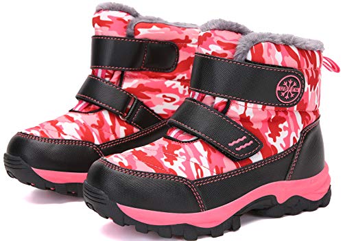 UBFEN Kids Snow Boots Boys Girls Winter Warm Waterproof Outdoor Slip Resistant Cold Weather Unisex Shoes (Toddler/Little Kid/Big Kid)2