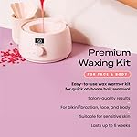 KoluaWax Premium Waxing Kit for Women - Beginner Friendly - Complete Wax Kit that includes 14oz of Wax Beads, Applicator, Pre and Post Care, Suitable for Sensitive Skin (Blush) - Image 2