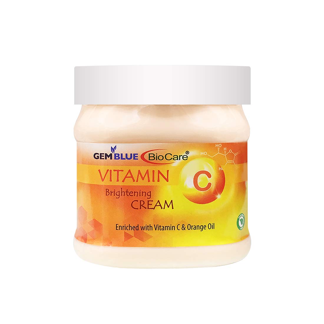 GEMBLUE BioCareVitamin C Brightening Cream enriched with Vitamin C and Orange Oil, 500ml