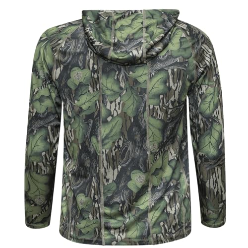Mossy Oak mens Mens Camo Hoodie Lightweight Hunting Shirts2