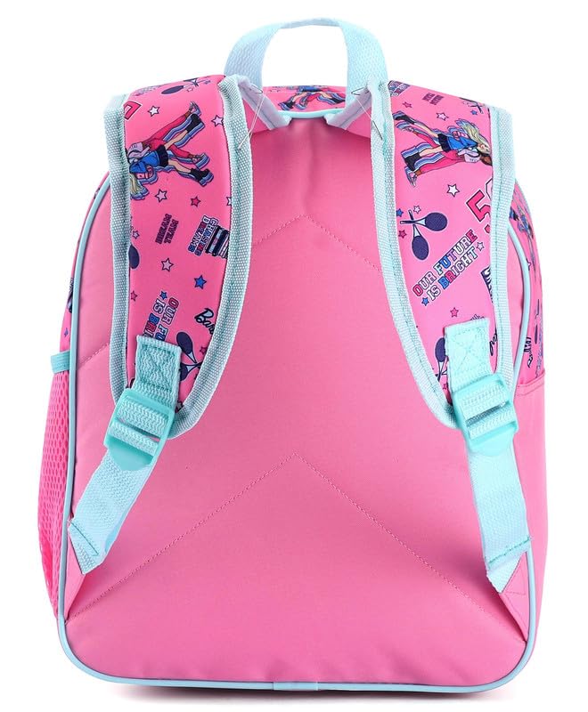 Image of STRIDERS Barbie School Bag Dreams in Style for Kids - Stylish, Trendy Backpack with Padded Comfortable Straps & Spacious Compartments - Ideal for Little Fashionistas - Age 2-4 Years - 13 inches