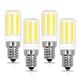 LFLAMPON E12 LED Light Bulb 3W Equivalent 25-30W Halogen Mini Candelabra Bulbs Daylight White 5000K Lightbulb 300 Lumens AC 120V Non-Dimmable Lamps for Chandeliers,Salt Salt Lamp(4 Pack)