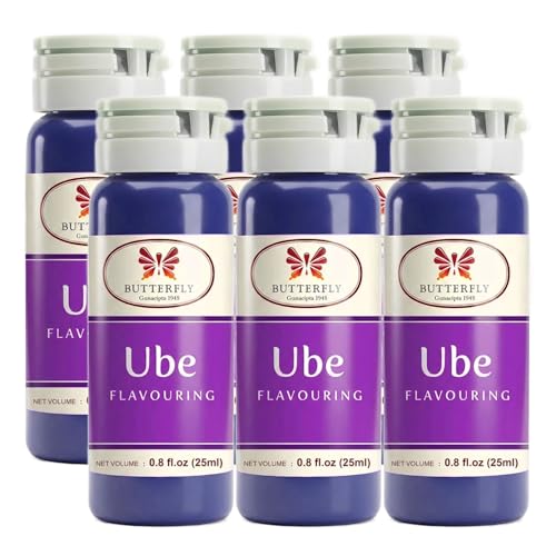 Butterfly Ube Flavoring Extract Paste (0.8oz, 6, Count)
