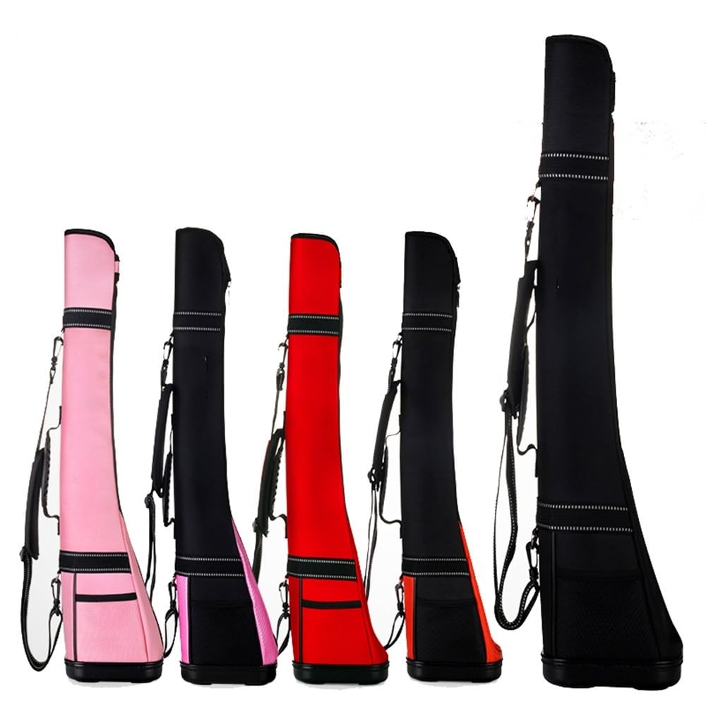 Golftasche Pencilbag Golftasche, ultraleichtes Nylon, bietet Platz for 4–5 Golfplätze, großes Fassungsvermögen, komfortable Original-Golftasche Pencilbag Reisebag(Noir)