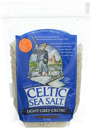 Celtic Sea Salt Light Grey Coarse Sea Salt Bag, 1 Pound