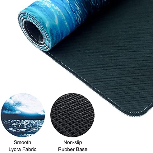 EFISH Mousepad 800×300×3mm Gaming Mouse Pad,Extended Mousepad, Anti-Fray Stitched Edges,Non-Slip Rubber Base,Washable Keyboard Pad. Large Mouse Pad for Office & Home.
