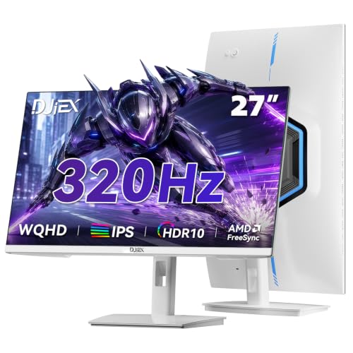 CronusPro White 27 Inch 320Hz Gaming Monitor, 1ms MPRT, 2K QHD, Fast IPS