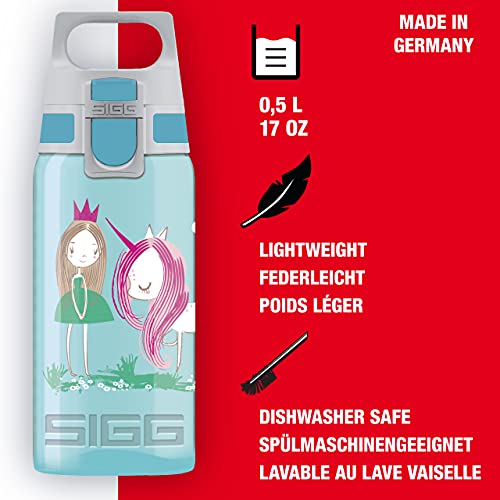 Sigg - Kids Water Bottle - Viva One Believe In Miracles - Leak-Proof Lid - Dishwasher - Bpa Free - Sport And Bike - One Hand Children's Drink Bottle - 17 Oz #TOP1