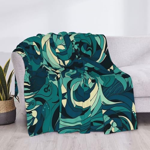 Couverture en flanelle douce design géométrique idée cadeau maison - 7
