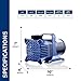 Alpine Corporation PAL8000 | 8000 GPH Submersible Water Pump — Quiet 540W Heavy-Duty Motor, 33-ft Cord & 26-ft Lift — Multi-Angle Flow for Ponds, Waterfalls & Fountains — Durable Outdoor Performance