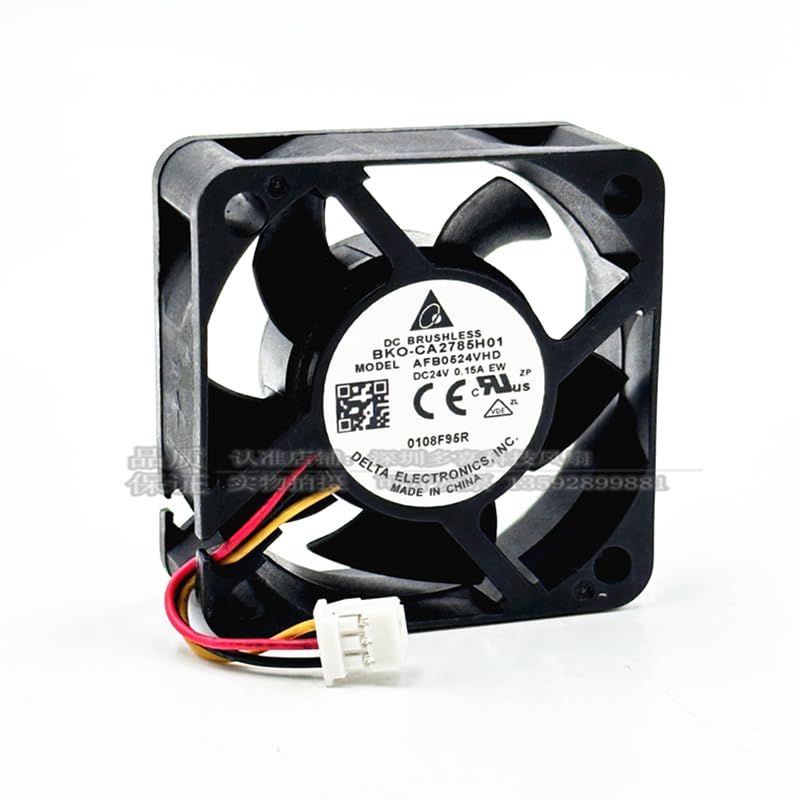 Delta AFB0524VHD 24V 0.15A 5020 5cm Dual Ball Inverter 3-wire Cooling Fan