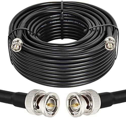XRDS -RF 100FT SDI Cable, BNC Male Digital Video Cable 75 Ohm RG59 BNC Cables Supports HD-SDI/3G/6G-SDI/4K/8K