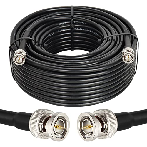 XRDS -RF 100FT SDI Cable, BNC Male Digital Video Cable 75 Ohm RG59 BNC Cables Supports HD-SDI/3G/6G-SDI/4K/8K