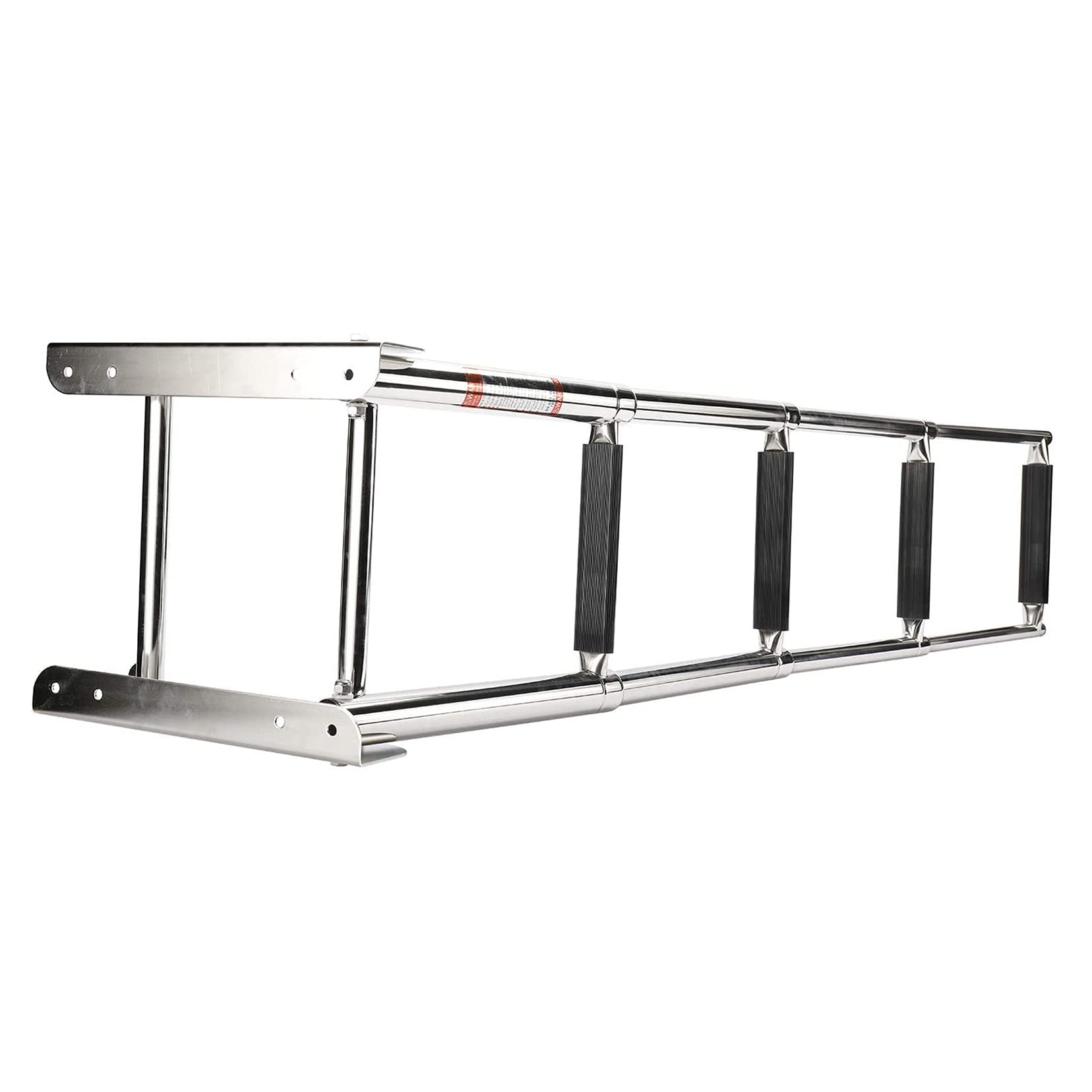 Échelle de bateau marine télescopique 4 marches en inox pour embarquement et piscine large