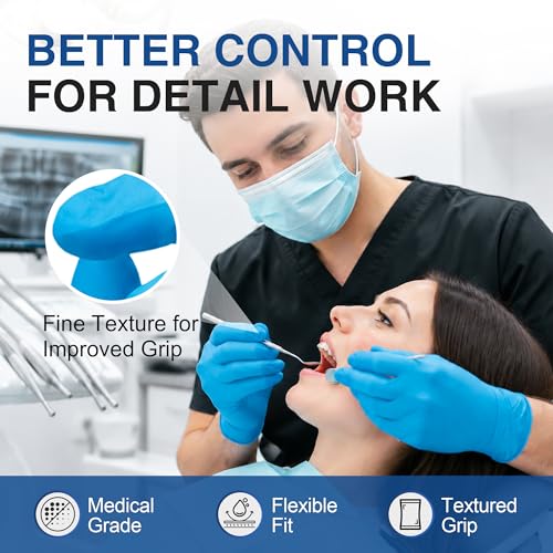 Image of Schneider Black Nitrile Gloves, Gloves Disposable Latex Free, Powder Free