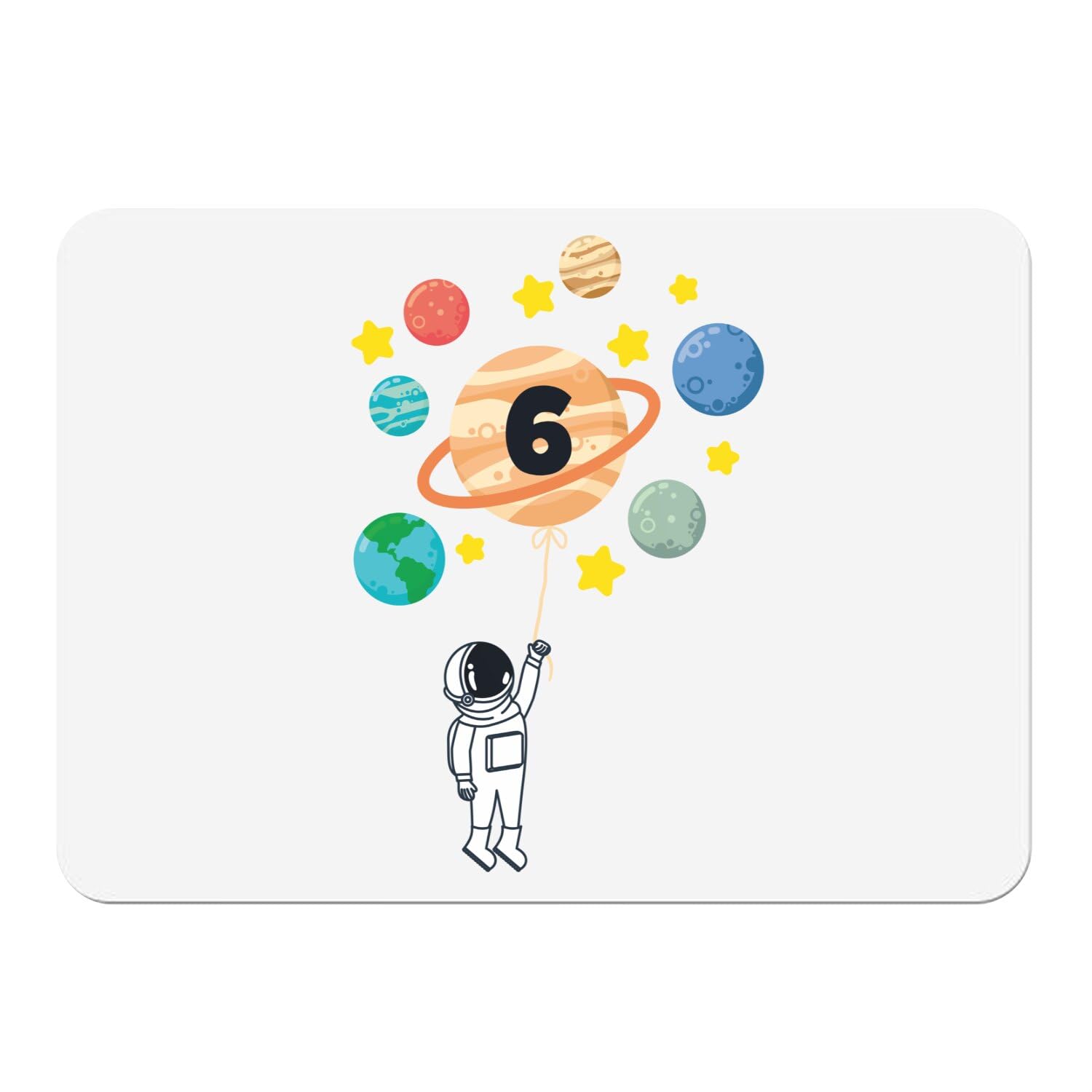 Set de table astronaute grand format pour anniversaire espace enfant