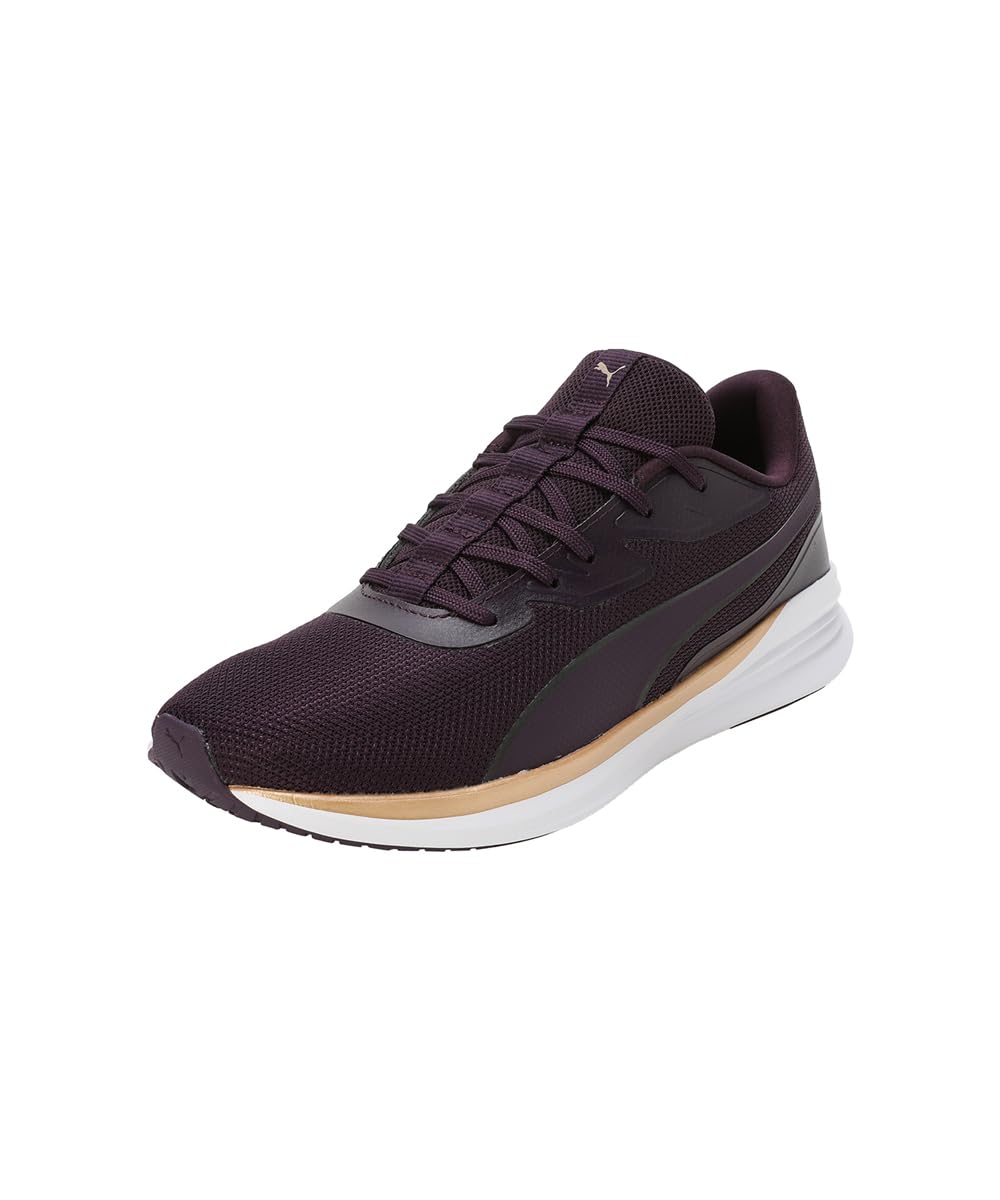 Puma Womens Night Runner V3 WNS Midnight Plum-Gold Running Shoe - 8 UK (31119419) (B0D6VQNRCR) Amazon Price History, Amazon Price Tracker