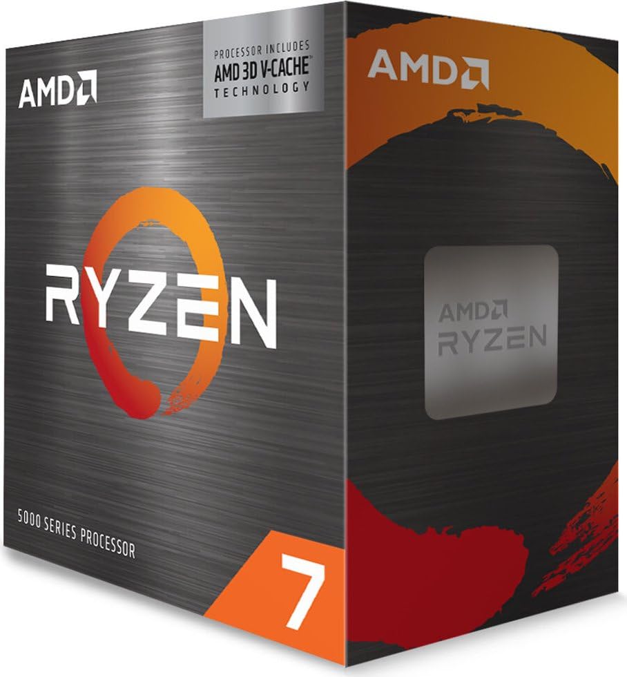 AMD Ryzen7　5800X3D CPU AMD Ryzen 7 5800X3D 8 x 3.4GHz Octa Core processador (CPU) Tray