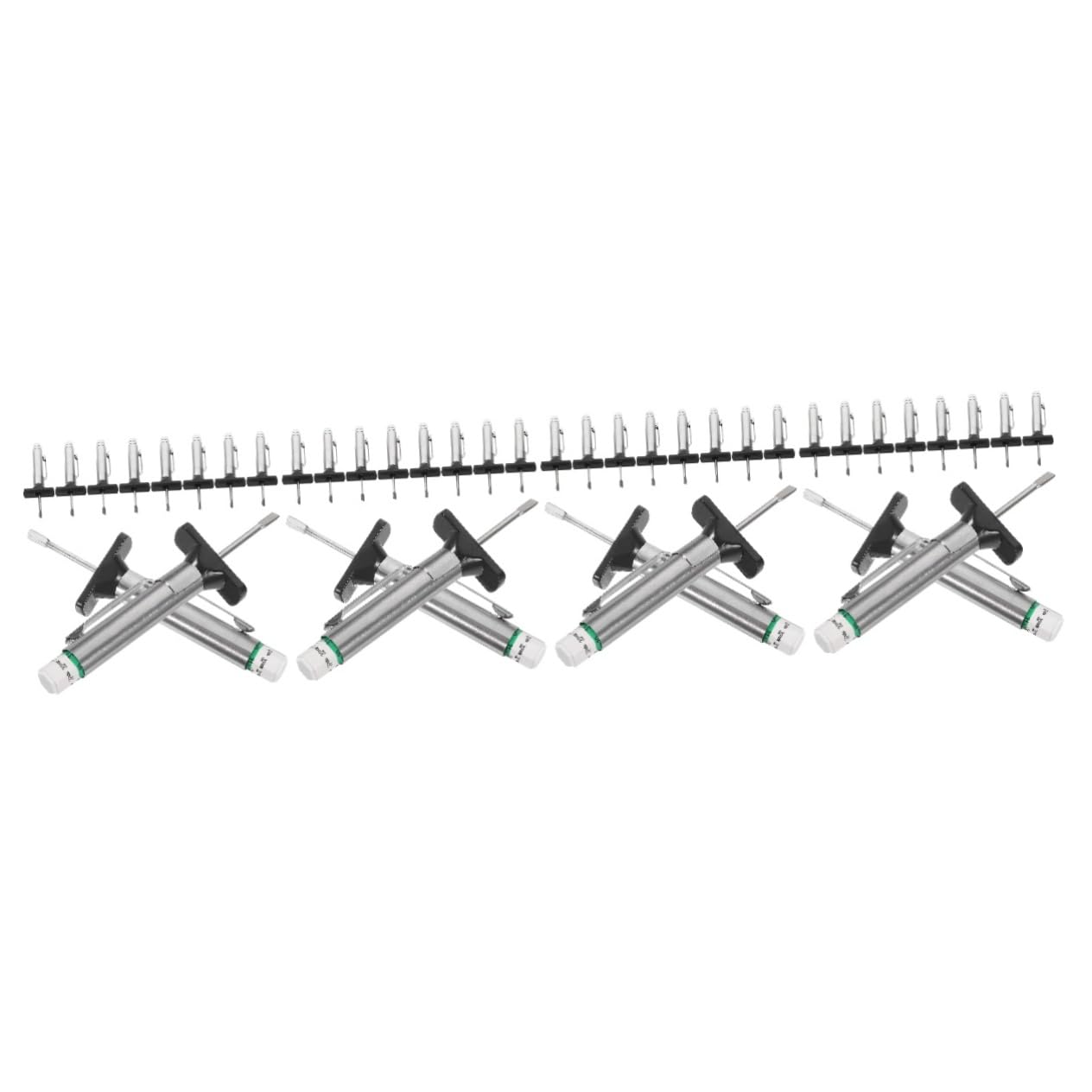 MAGICLULU 4 Sätze Reifenprofiltiefenmesser Teiliges Präzisionsmessgerät Für Autoreifen Tragbarer Tread Depth Gauge Für Einfache Und Von Fahrzeugen 10 Stück * 4