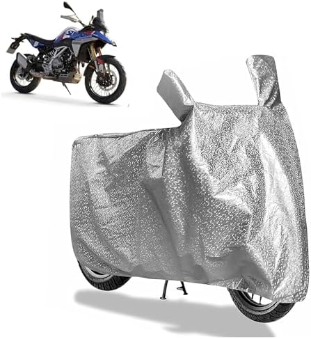 Sulfar Bike Cover for BMW Motorrad F 450 GS (India) (Adventure) | Waterproof, Dustproof & UV Protected | All Weather Two Wheeler Cover (Silver) New 2026 Variants