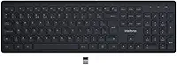 Teclado Sem Fio Intelbras com Clique Silencioso TSI50 Preto