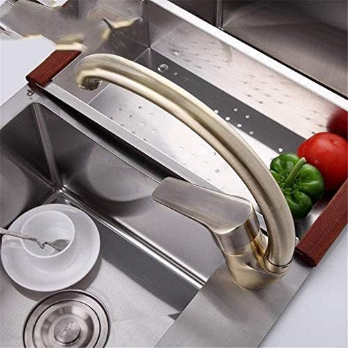 Robinet style antique en laiton résistant avec mitigeur pivotant bronze - 2