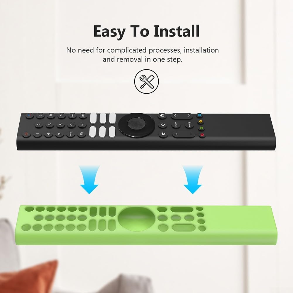 Schutzhülle für Xiaomi XMRM-P3, Silikon, stoßfest, mit 360°-Schutz, staubdicht, feuchtigkeitsbeständig, für TV-Fernbedienung (schwarz)