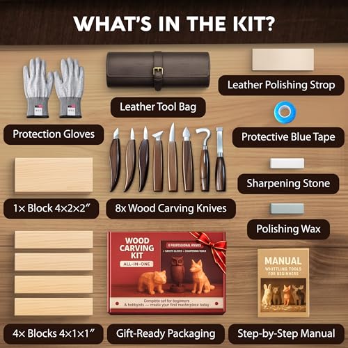 Beginner Wood Carving Kit