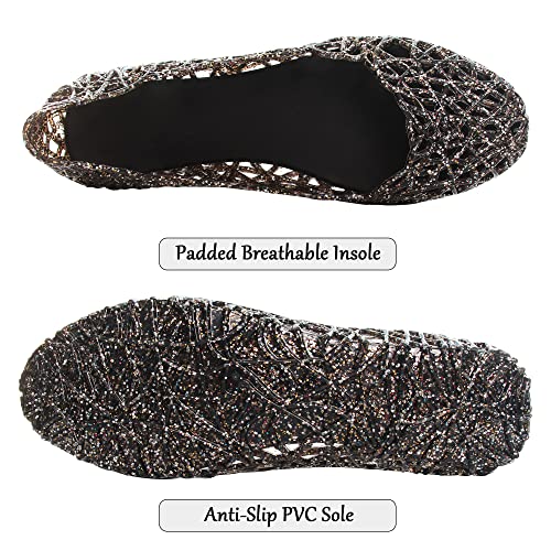 Image of Dear Time Women Flat Heel Summer Beach Jelly Shoes