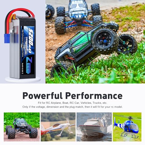 Zeee 6S Lipo Akku 22,2V 100C 5200mAh für RC Fahrzeuge