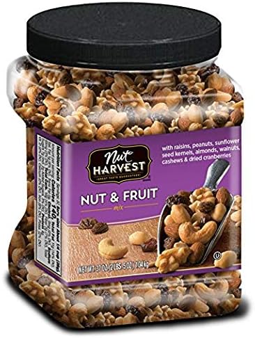 Nut Harvest Nut & Fruit Mix, 37 Ounce Jar