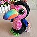ASDFF Peluche Flamingo Peluche Perroquet Hibou Panda Chien Dragon Chèvre Léopard Babouin Gorille Lion Souris Dragon Chat Renard Poupée Enfant Environ 15cm Becs Toucan Oiseau