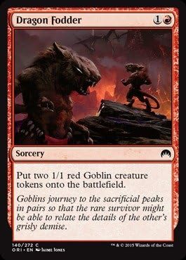 Magic The Gathering - Dragon Fodder (140/272) - Origins