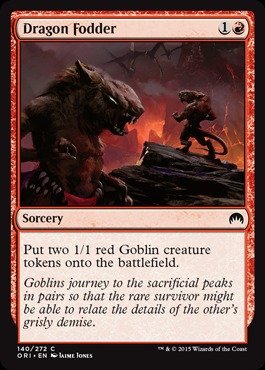 Magic The Gathering - Dragon Fodder - Spuntino del Drago - Magic Origins