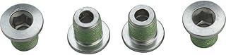 Shimano Spares FC-M552 inner gear fixing bolt, M8 x 8.5 mm, pack of 4