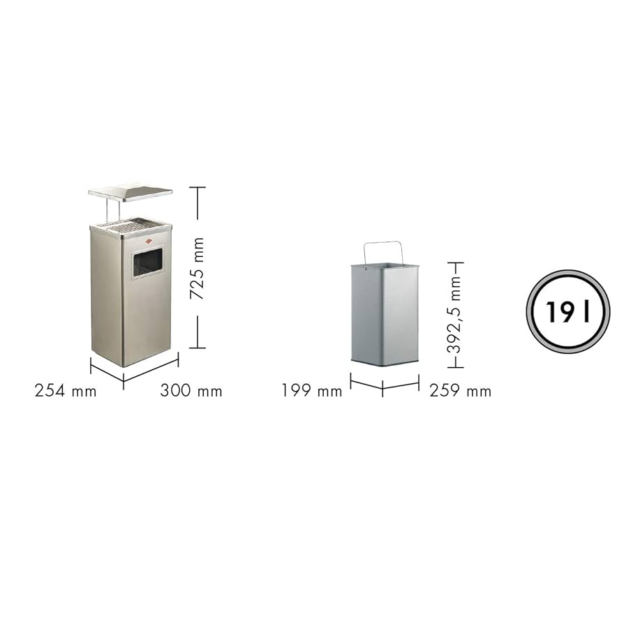 ウェスコ スモーキングゴミ箱 ステンレス 屋外用スモーキングスタンド 19L Amazon.co.jp: WESCO (ウェスコ) スモーキングゴミ箱 ステンレス