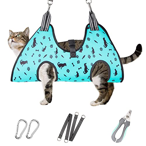 ATESON Dog&Cat Grooming Hammock - Pet Harness for Grooming Nail