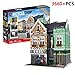 Produktbild PEXL Haus Bausteine Bausatz, Fahrradladen Modular Architektur Modell, 3600 Klemmbausteine und 6 Minifiguren, Kompatibel mit Lego Stadthaus