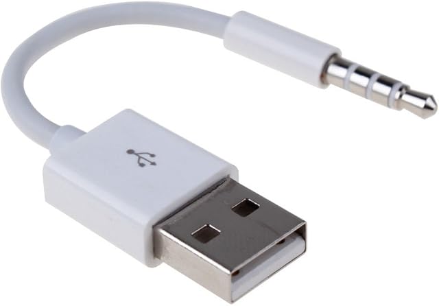 JSER 2PCS USB Type A Male to Aux 3.5mm Male Cable Audio Plug Connector Headphone Jack Cables