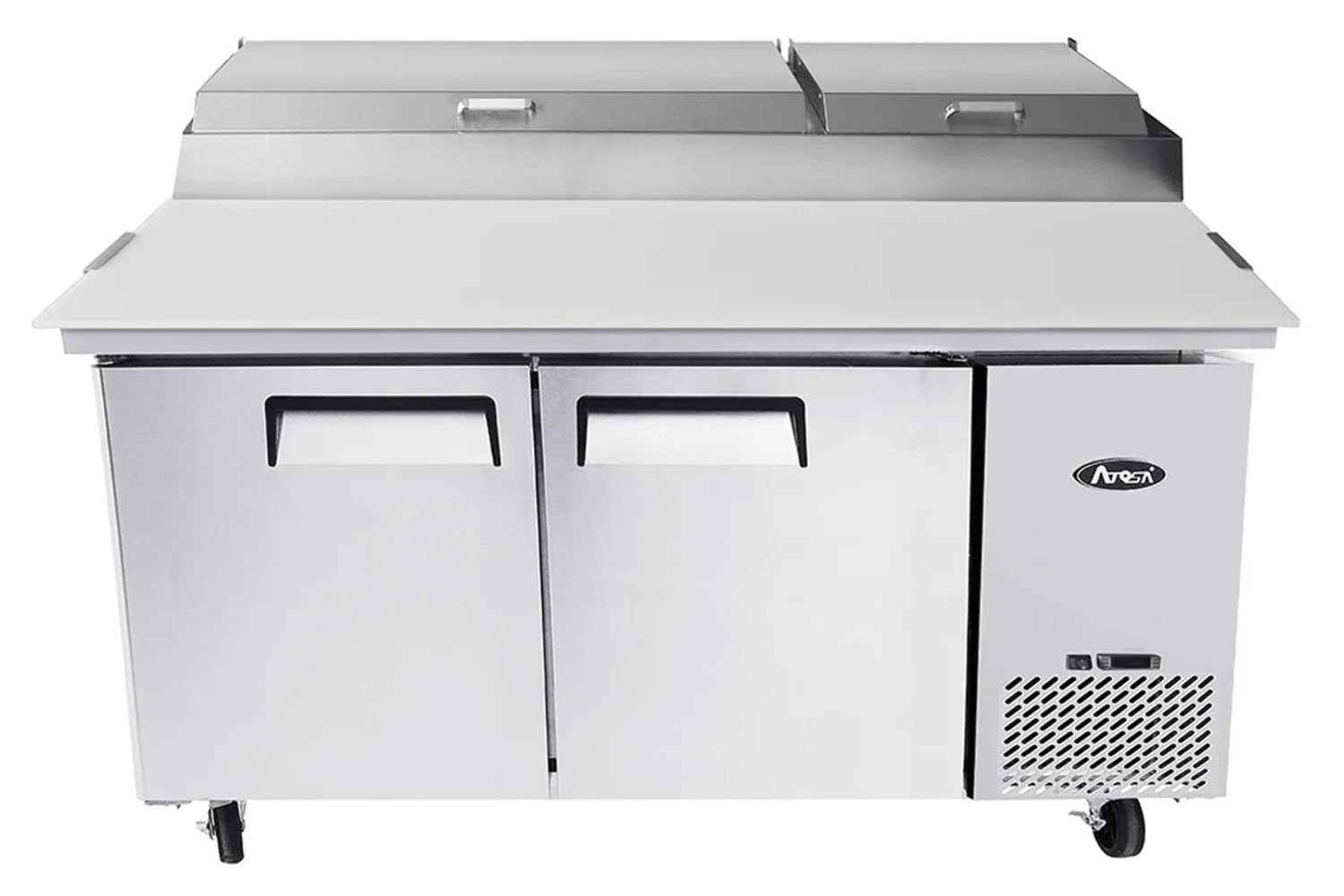 Saladette de Préparation à Pizza 2 Portes - 9 Bacs GN1/3 - Atosa