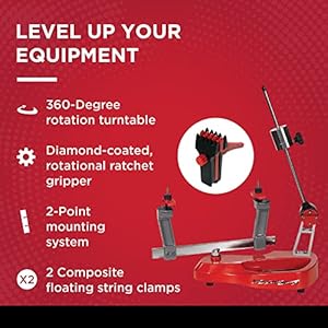 Gamma sports stringing machines progression 200 360 degree rotation tabletop racquet stringer machine drop weight tennis racquetball squash and badminton rackets stringing tools included  urban country home decor
