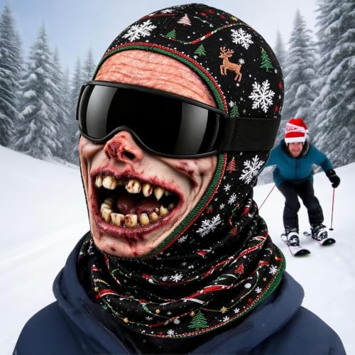 Funny Ski Mask Old Man Realistic Balaclava 3D Printed Full Face Winter Mask - image 2