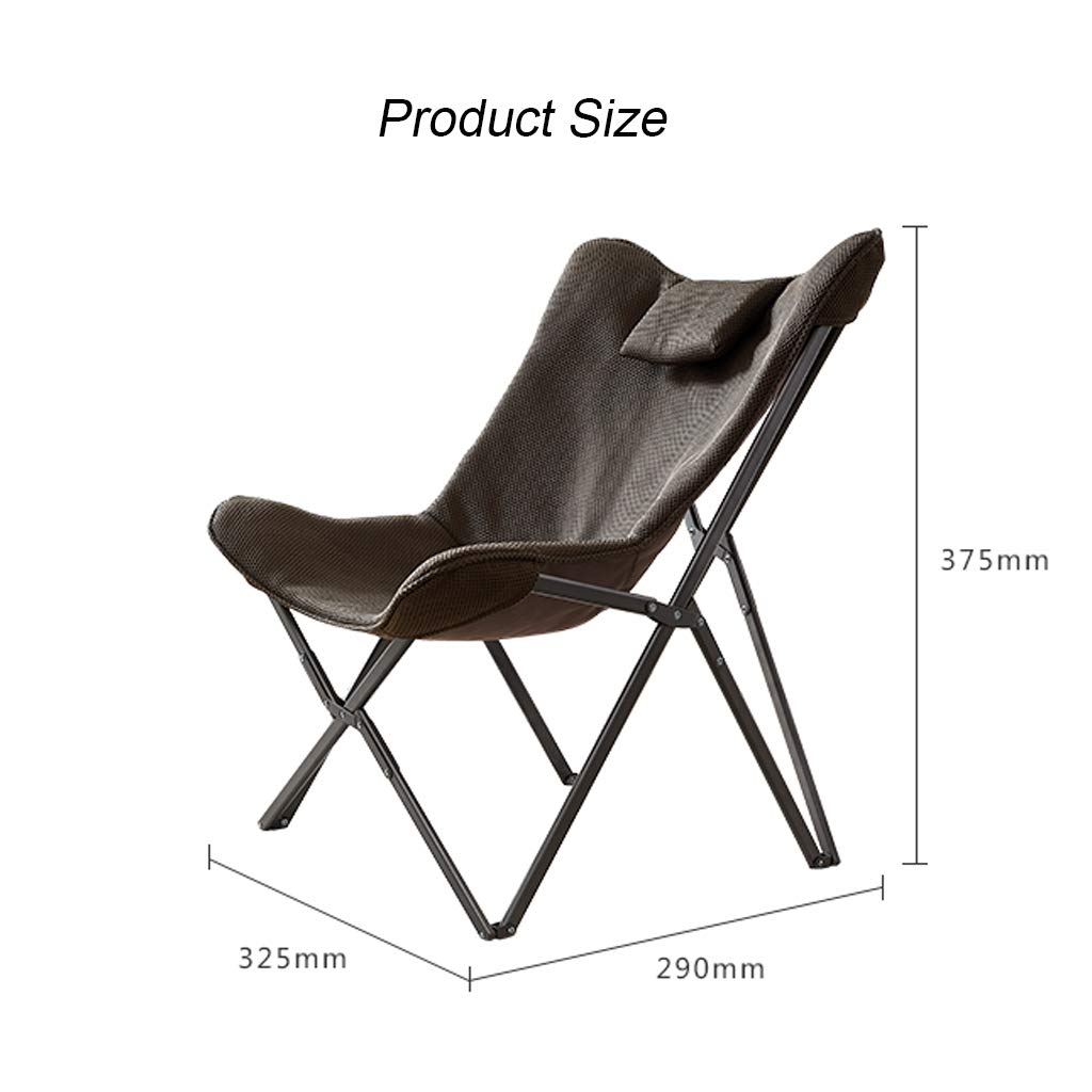 Tumbonas Tumbonas reclinables Sillón reclinable Silla de jardín Sillas de Gravedad Cero Asiento Plegable con Hamaca portátil con reposacabezas para balcón Sala de Estar de Doble Uso