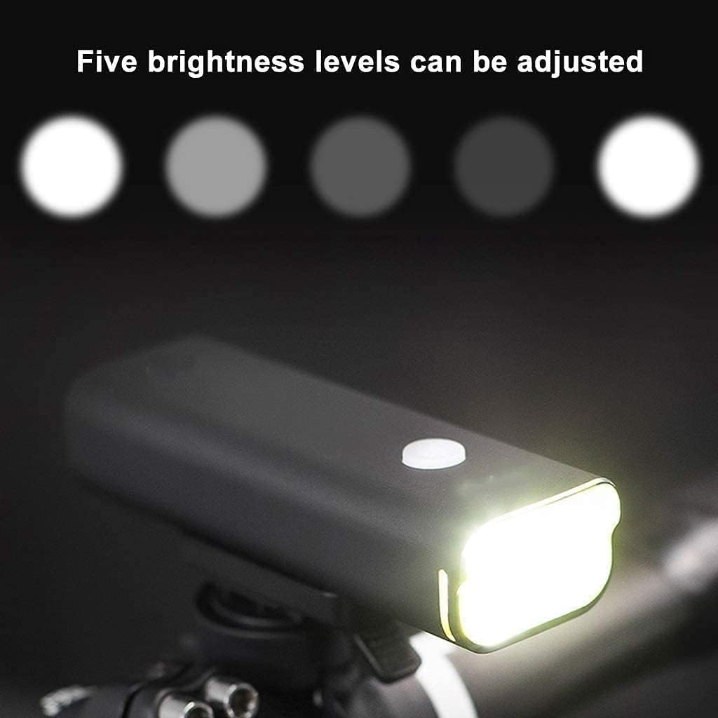 800 Lumens Bike Lights, USB Rechargeable Bicycle Lights, Super Bright LED Bike Lights for Night Riding, IPX6 Waterproof, Easy to Install for Men Women Kids Road Mountain Cycling