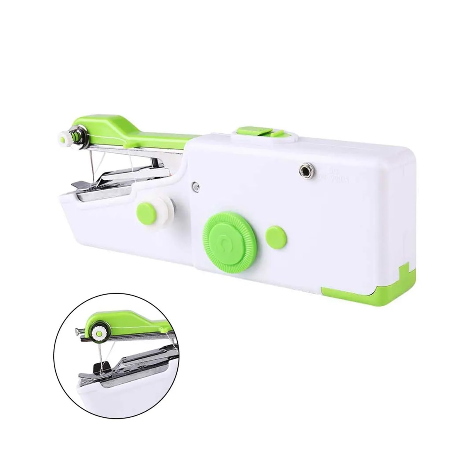 Macchina da Cucire Portatile Mini elettrica a Punto Dritto per Uso Domestico, Set per riparazioni Rapide di Vestiti Fai da Te, Potente, silenziosa e Stabile.,Sewing machine01