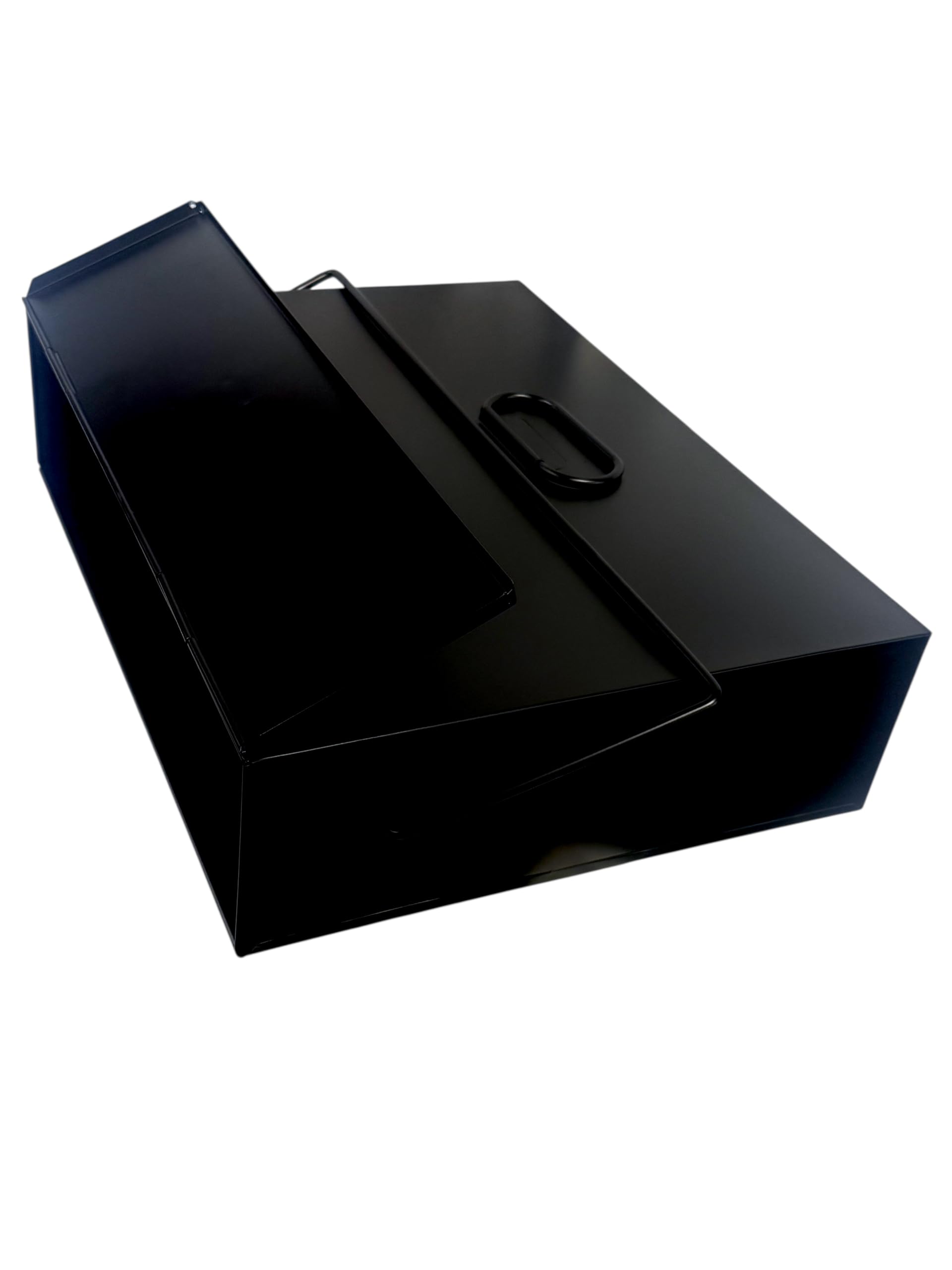 Extra Long Matches Hot Ash Box Carrier Lid Fireplace Bucket Tidy Bin ...
