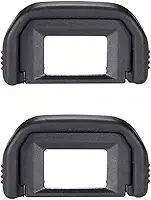 Visor ocular para câmera T7 Eyecup para câmera Canon EOS Rebel T8i T7 T7i T6i T6s T6 T5i T5 2000D 4000D SL3 SL2 SL1 (2 pacotes), substitui Canon EF