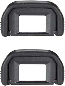 Visor ocular para câmera T7 Eyecup para câmera Canon EOS Rebel T8i T7 T7i T6i T6s T6 T5i T5 2000D 4000D SL3 SL2 SL1 (2 pacotes), substitui Canon EF