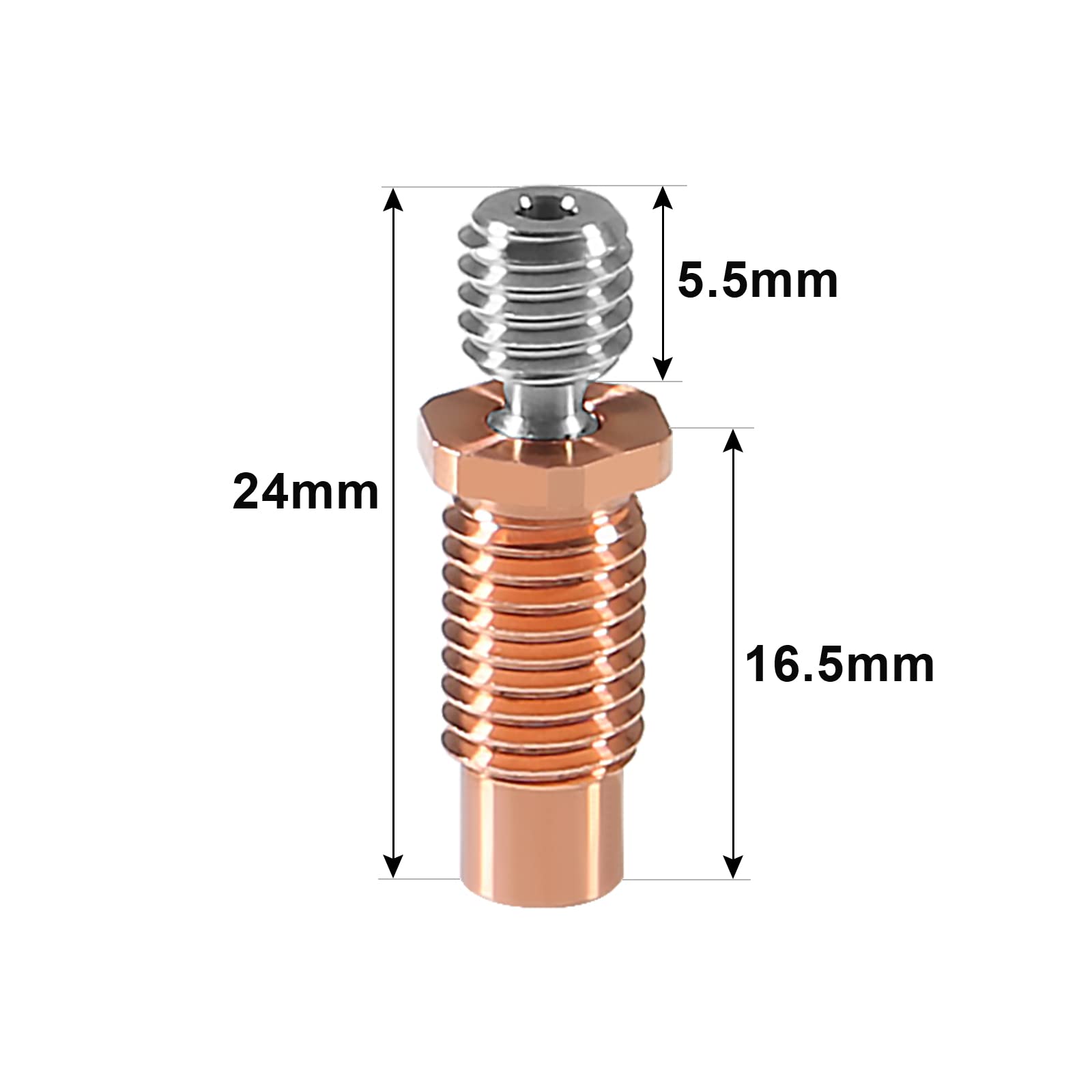 Snapklik 4pcs All Metal Threaded Heatbreak Upgrade Titanium Alloy snapklik-4pcs-all-metal-threaded-heatbreak-upgrade-titanium-alloy