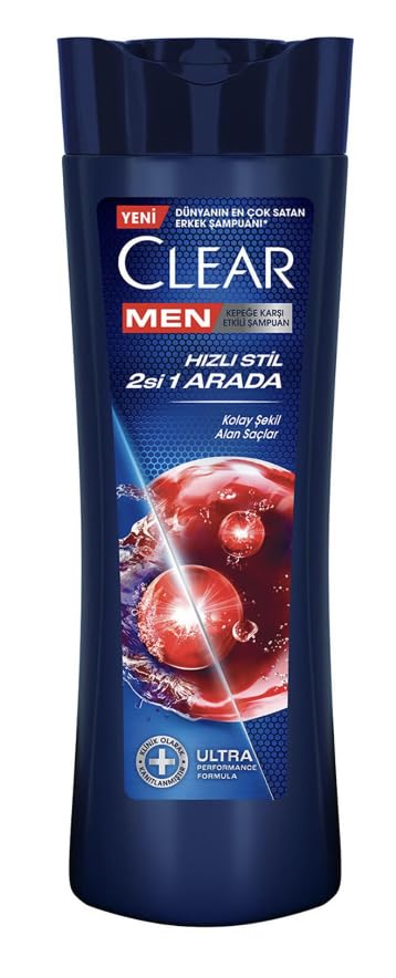 NEW Clear Men Fast Style 2-in-1 Anti-Dandruff Shampoo 350 ml NEW Clear Men Fast Style 2-in-1 Anti-Dandruff Shampoo 350 ml